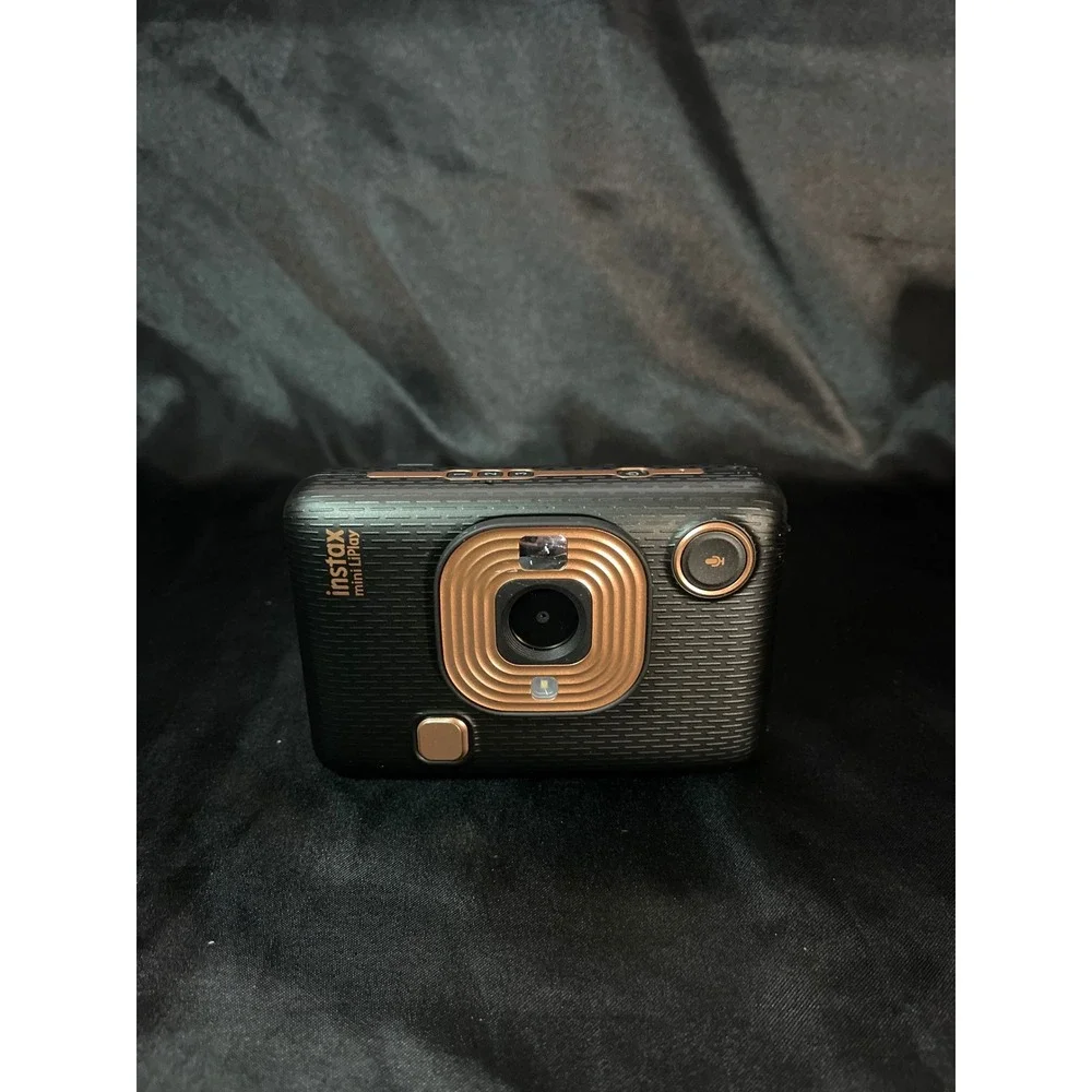 Fujifilm Instax Mini LiPlay Hybrid Instant Camera Bundle Black Rose Gold Film - Picture 2 of 4